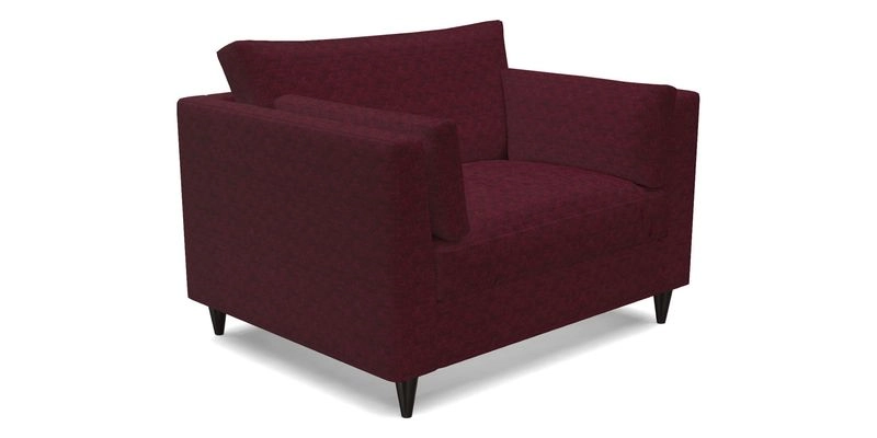 Saltdean Snuggler in Linwood Tango Velvet Rosewood