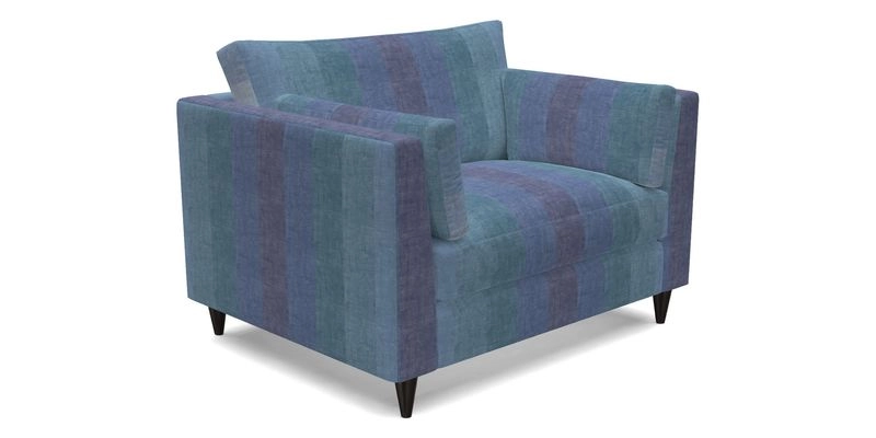 Saltdean Snuggler in Linwood Tango Velvet Rosewood