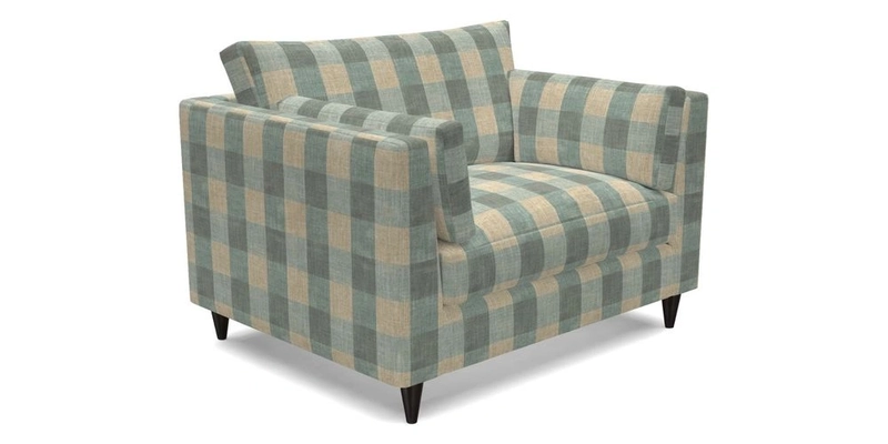 Saltdean Snuggler in Linwood Tango Velvet Rosewood