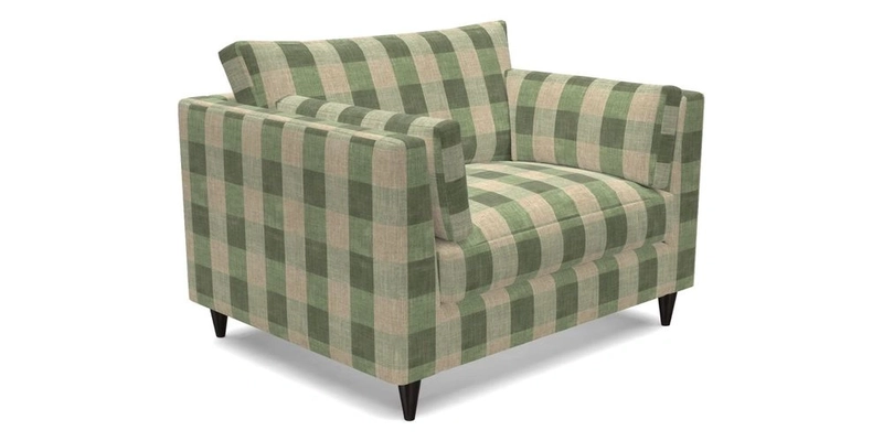 Saltdean Snuggler in Linwood Tango Velvet Rosewood