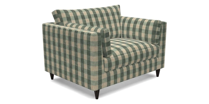 Saltdean Snuggler in Linwood Tango Velvet Rosewood