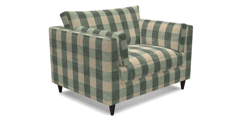 Saltdean Snuggler in Linwood Tango Velvet Rosewood