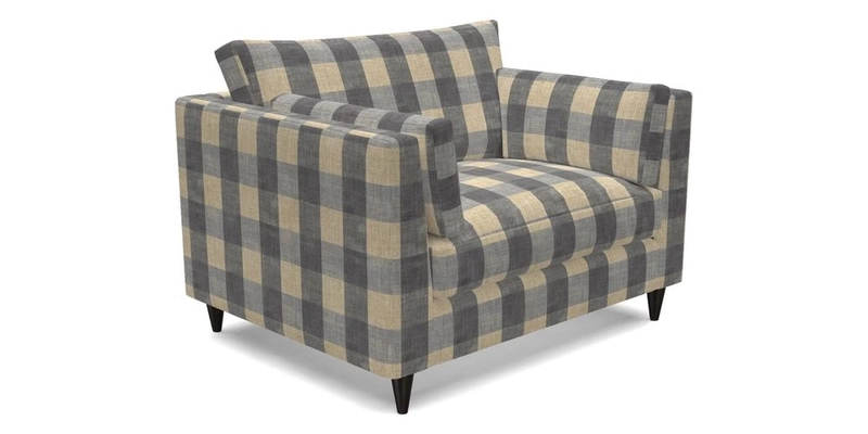 Saltdean Snuggler in Linwood Tango Velvet Rosewood