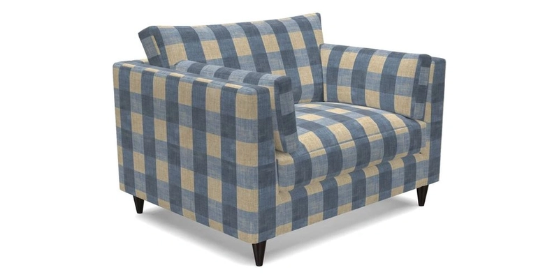 Saltdean Snuggler in Linwood Tango Velvet Rosewood