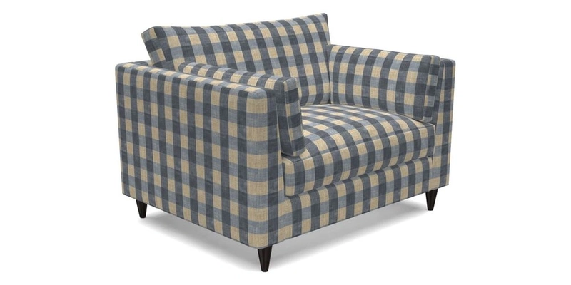 Saltdean Snuggler in Linwood Tango Velvet Rosewood