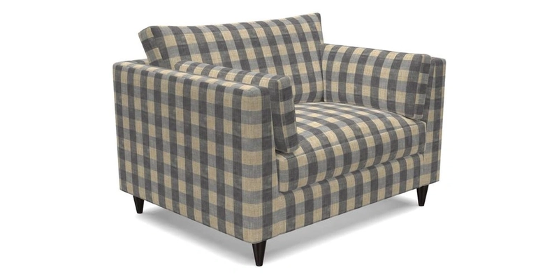 Saltdean Snuggler in Linwood Tango Velvet Rosewood