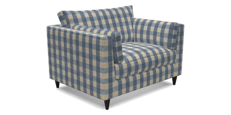 Saltdean Snuggler in Linwood Tango Velvet Rosewood