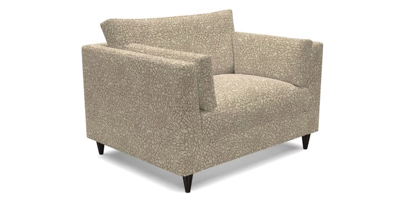 Saltdean snuggler in Linwood Tango Velvet Rosewood