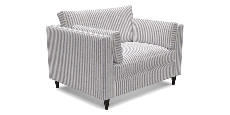 Saltdean Snuggler in Linwood Tango Velvet Rosewood