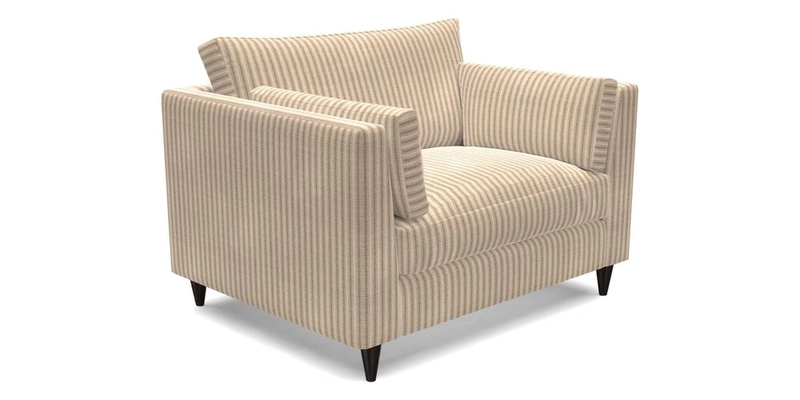 Saltdean Snuggler in Linwood Tango Velvet Rosewood