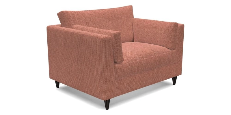 Saltdean Snuggler in Linwood Tango Velvet Rosewood