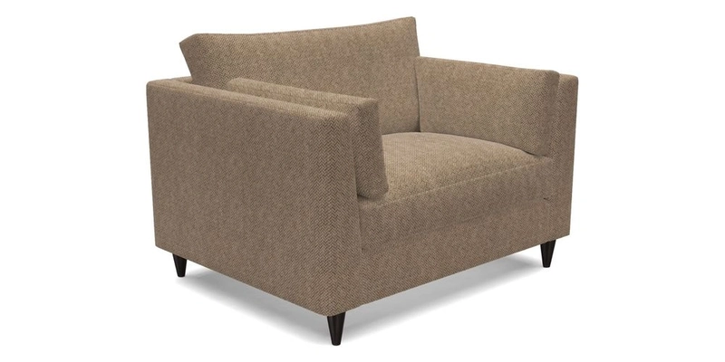 Saltdean Snuggler in Linwood Tango Velvet Rosewood