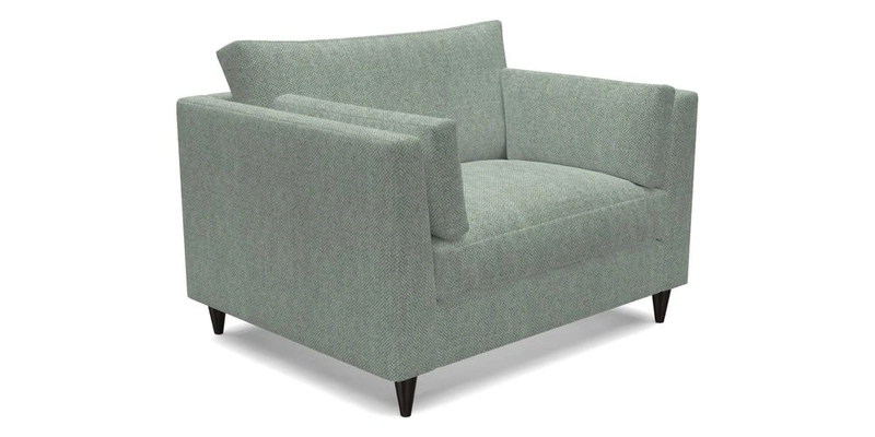 Saltdean Snuggler in Linwood Tango Velvet Rosewood