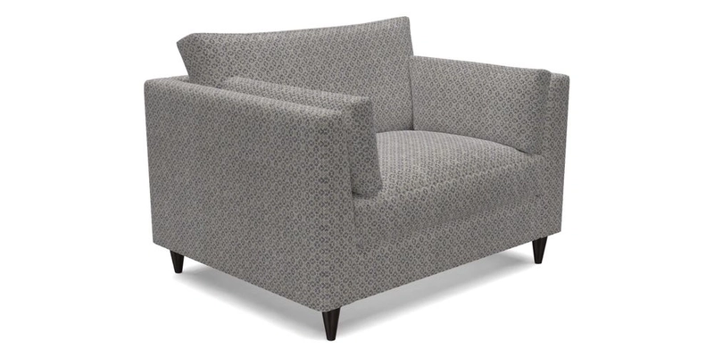 Saltdean Snuggler in Linwood Tango Velvet Rosewood