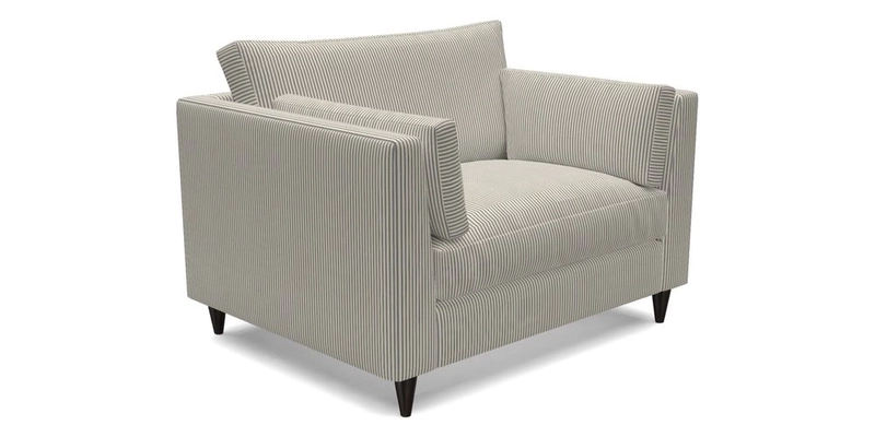 Saltdean Snuggler in Linwood Tango Velvet Rosewood