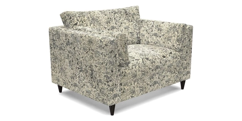 Saltdean Snuggler in Linwood Tango Velvet Rosewood