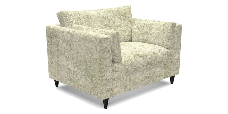 Saltdean Snuggler in Linwood Tango Velvet Rosewood