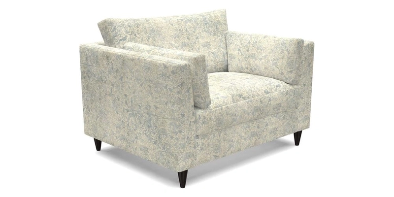 Saltdean Snuggler in Linwood Tango Velvet Rosewood