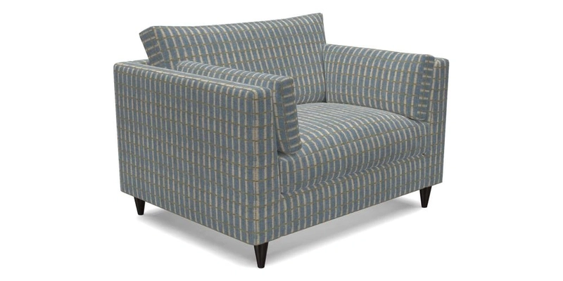 Saltdean Snuggler in Linwood Tango Velvet Rosewood