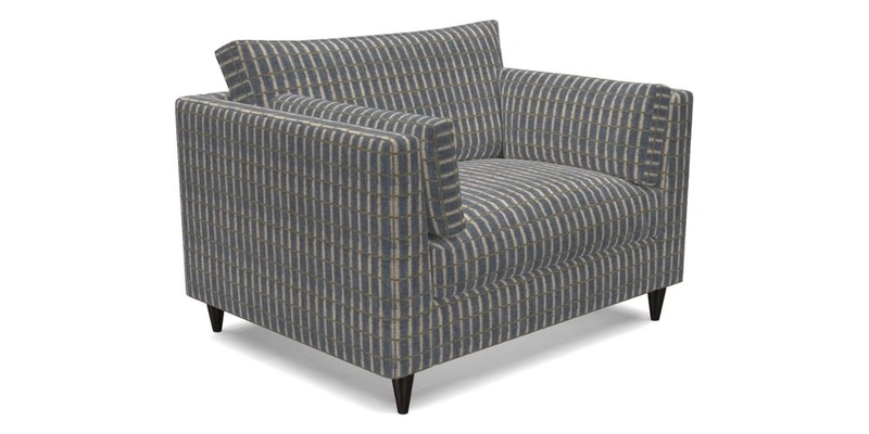 Saltdean Snuggler in Linwood Tango Velvet Rosewood