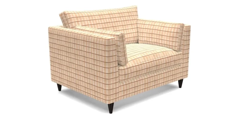 Saltdean Snuggler in Linwood Tango Velvet Rosewood