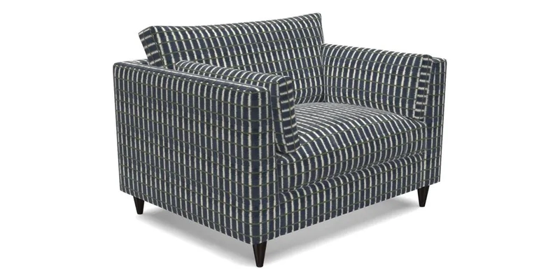 Saltdean Snuggler in Linwood Tango Velvet Rosewood