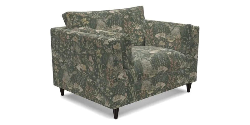 Saltdean Snuggler in Linwood Tango Velvet Rosewood