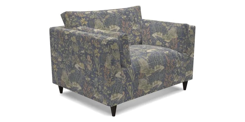 Saltdean Snuggler in Linwood Tango Velvet Rosewood