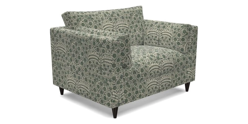 Saltdean Snuggler in Linwood Tango Velvet Rosewood