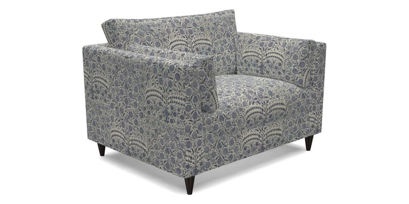 Saltdean Snuggler in Linwood Tango Velvet Rosewood