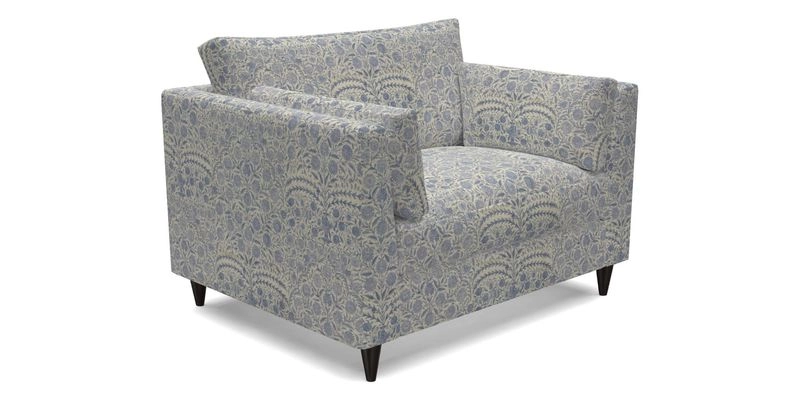 Saltdean Snuggler in Linwood Tango Velvet Rosewood