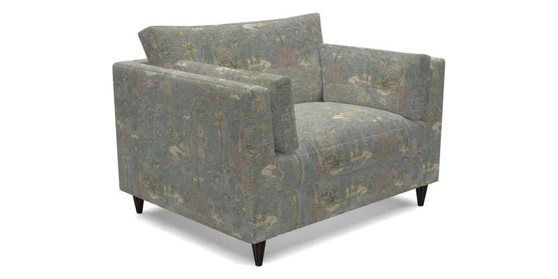 Saltdean Snuggler in Linwood Tango Velvet Rosewood