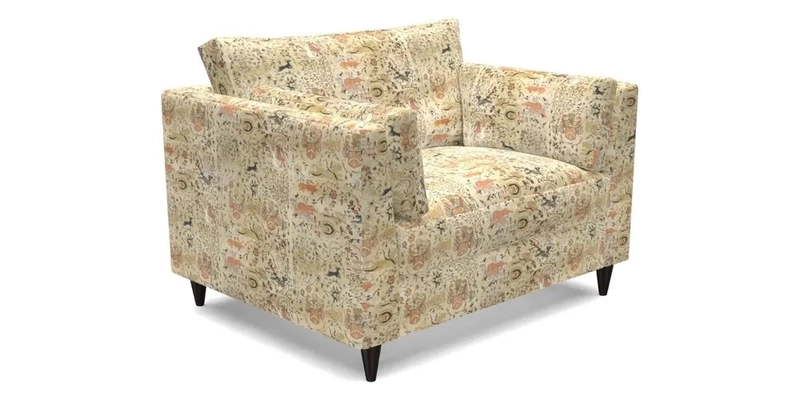 Saltdean Snuggler in Linwood Tango Velvet Rosewood