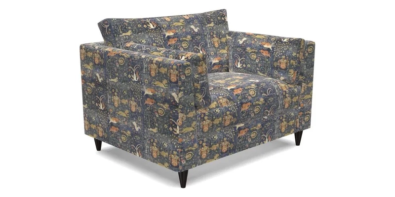 Saltdean Snuggler in Linwood Tango Velvet Rosewood