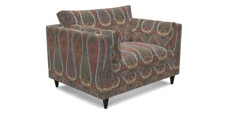 Saltdean Snuggler in Linwood Tango Velvet Rosewood