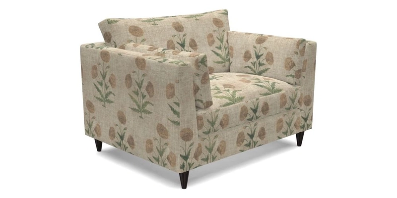 Saltdean Snuggler in Linwood Tango Velvet Rosewood