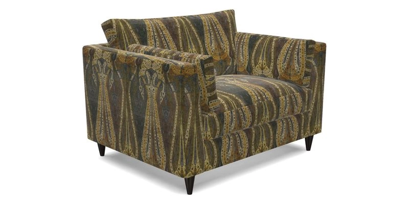 Saltdean Snuggler in Linwood Tango Velvet Rosewood