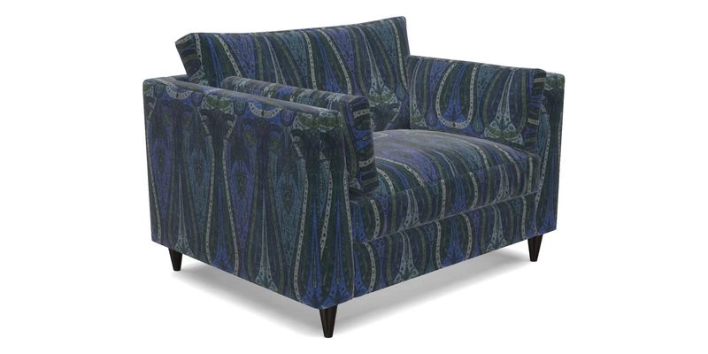 Saltdean Snuggler in Linwood Tango Velvet Rosewood