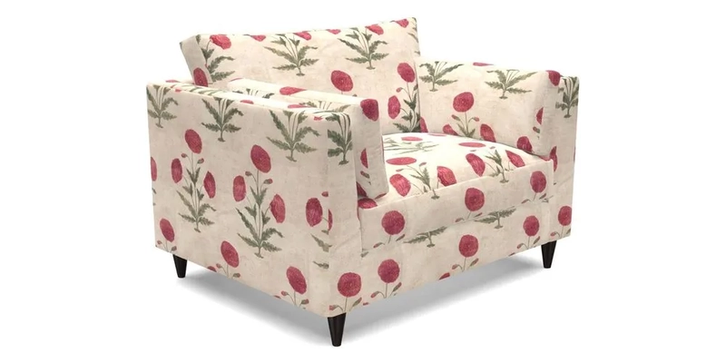 Saltdean Snuggler in Linwood Tango Velvet Rosewood