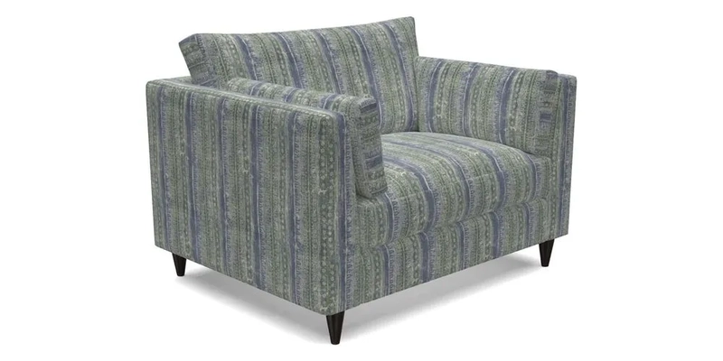 Saltdean Snuggler in Linwood Tango Velvet Rosewood