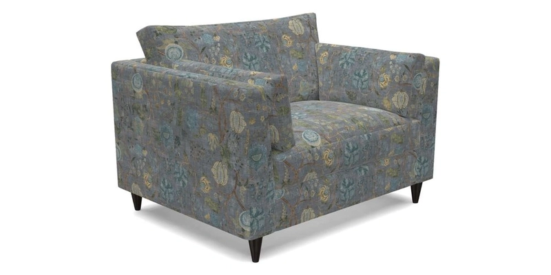 Saltdean Snuggler in Linwood Tango Velvet Rosewood