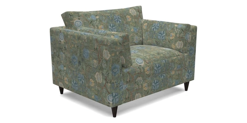 Saltdean Snuggler in Linwood Tango Velvet Rosewood