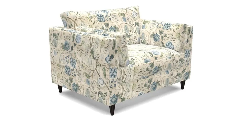 Saltdean Snuggler in Linwood Tango Velvet Rosewood