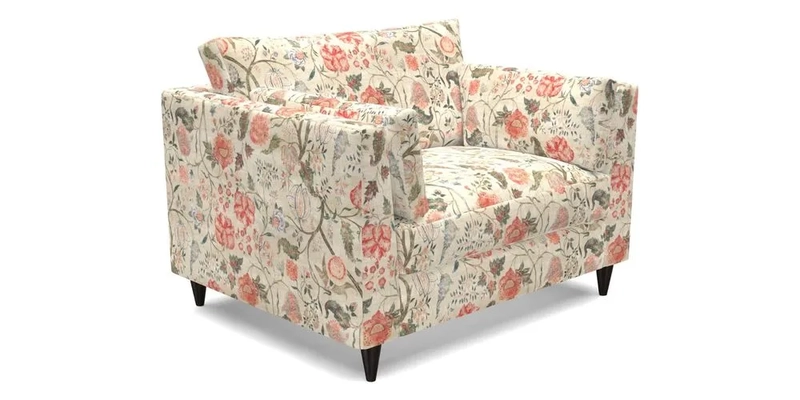 Saltdean Snuggler in Linwood Tango Velvet Rosewood