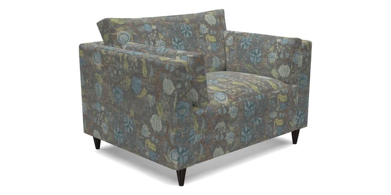 Saltdean Snuggler in Linwood Tango Velvet Rosewood