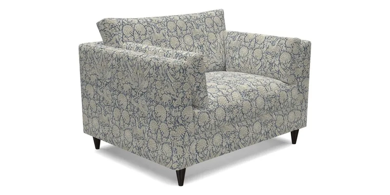 Saltdean Snuggler in Linwood Tango Velvet Rosewood