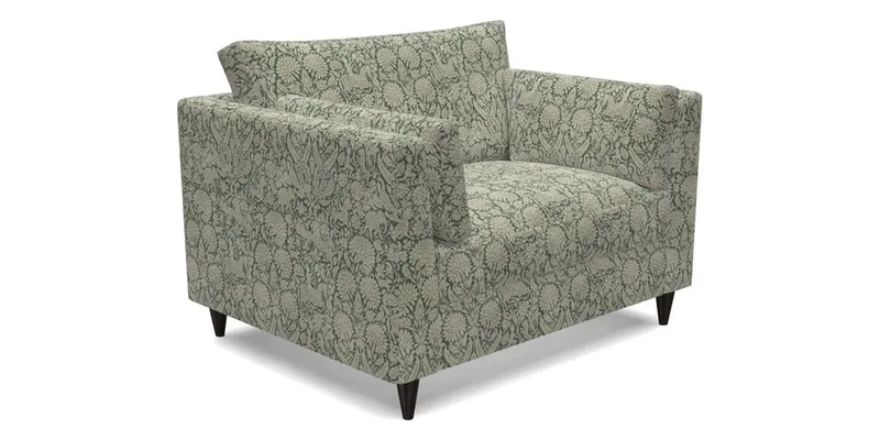 Saltdean Snuggler in Linwood Tango Velvet Rosewood