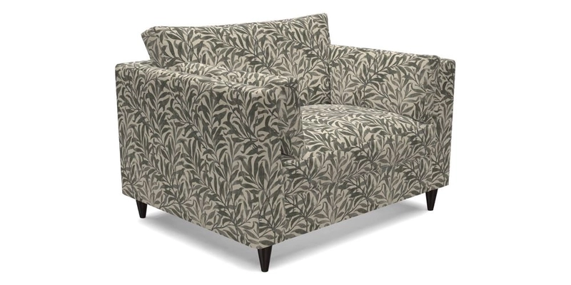 Saltdean Snuggler in Linwood Tango Velvet Rosewood