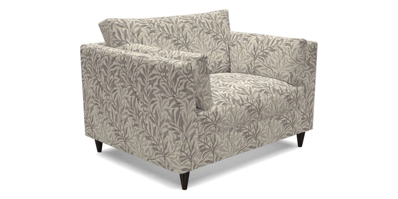 Saltdean Snuggler in Linwood Tango Velvet Rosewood