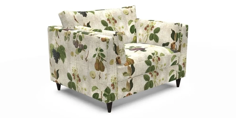 Saltdean Snuggler in Linwood Tango Velvet Rosewood